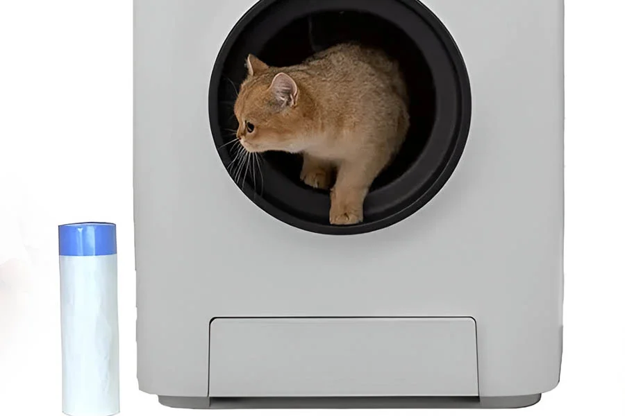 how does the litter robot work